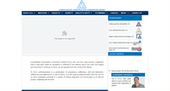 Desktop Screenshot of ccclindia.com